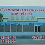 "Türkmenpolat we enjamlar" gurluşyk harytlary Bedew