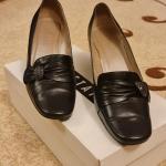 Женские туфли (кожа), черного цвета, марки Calete, размер 39