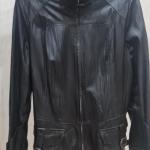 Пиджак кожаный, темно коричневого цвета, марки Aviano, размер XXL