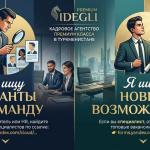 IDEGLI: Ищете работу или сильного сотрудника?